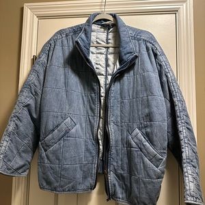 Boutique quilted Jean jacket/coat